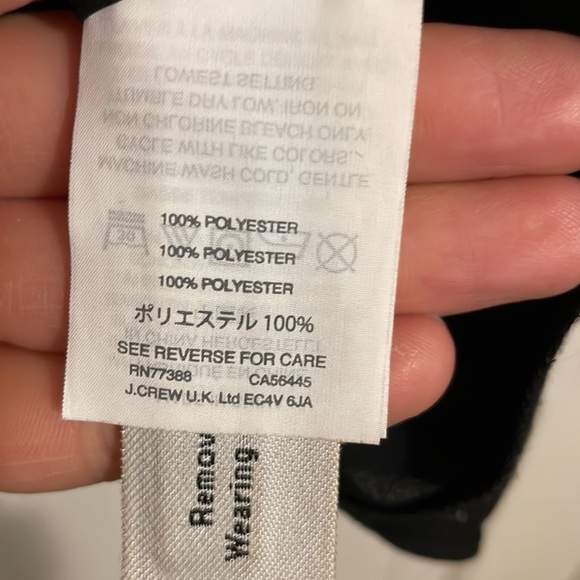 J. Crew Black Ruffle Tank - Picture 5 of 5